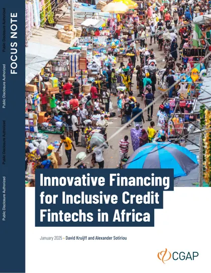 Innovative Financing for Inclusive Credit Fintechs in Africa封面
