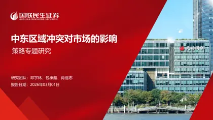 中东区域冲突对市场的影响封面