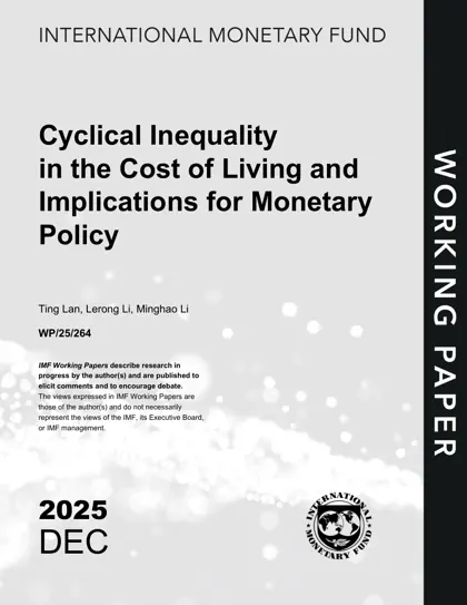 Cyclical Inequality in the Cost of Living and Implications for Monetary Policy封面