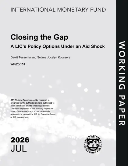 Closing the Gap: A LIC's Policy Options Under an Aid Shock封面