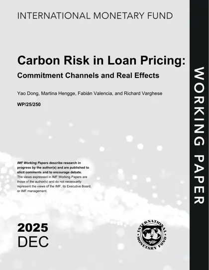 Carbon Risk in Loan Pricing: Commitment Channels and Real Effects封面