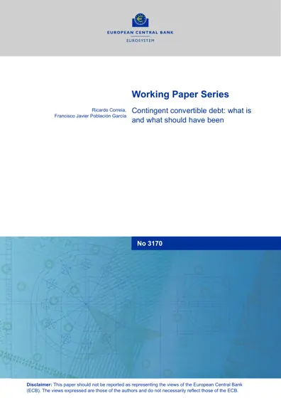 Contingent convertible debt: what is and what should have been封面
