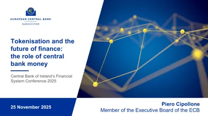 Tokenisation and the future of finance: the role of central bank money封面