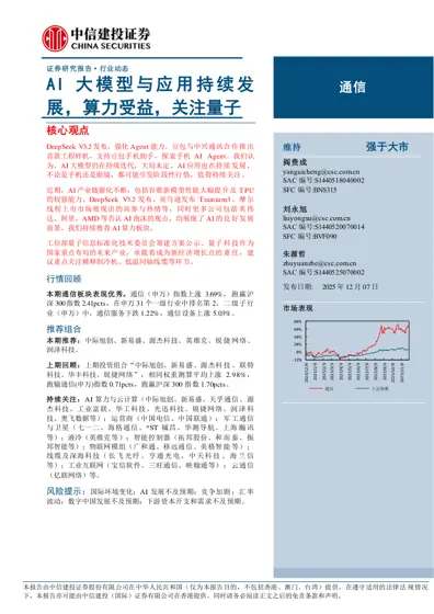 AI 大模型与应用持续发展，算力受益，关注量子封面