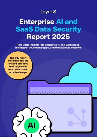 Enterprise AI and SaaS Data Security Report 2025封面