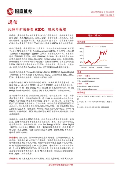 比特币矿场转型AIDC：现状与展望封面