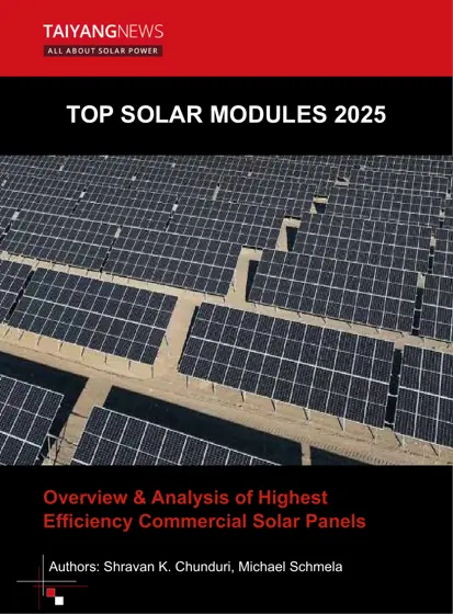 TOP SOLAR MODULES 2025封面