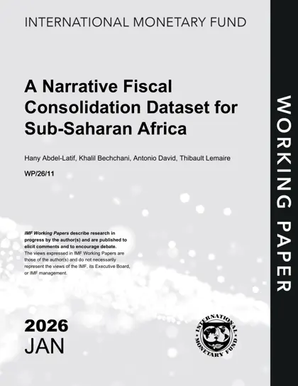 A Narrative Fiscal Consolidation Dataset for Sub-Saharan Africa封面