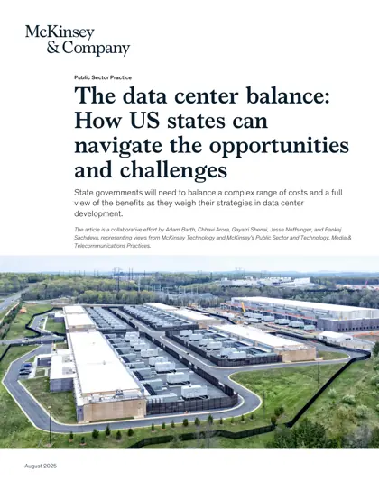 The data center balance: How US states can navigate the opportunities and challenges封面