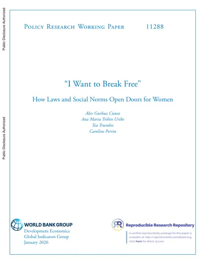 I Want to Break Free: How Laws and Social Norms Open Doors for Women封面
