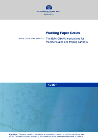 The EU’s CBAM: implications for member states and trading partners封面