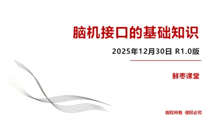 脑机接口的基础知识封面