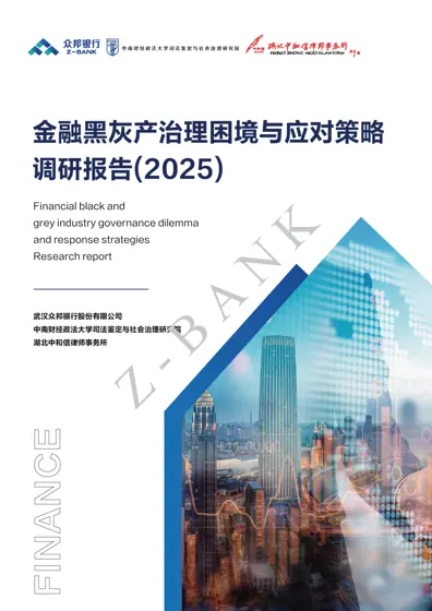 金融黑灰产治理调研报告封面