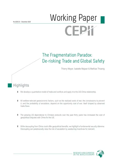 The Fragmentation Paradox: De-risking Trade and Global Safety封面