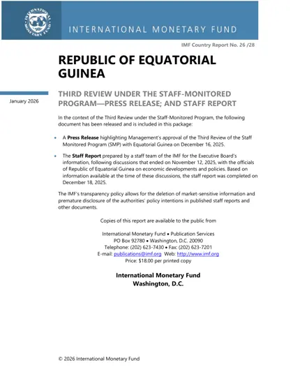 REPUBLIC OF EQUATORIAL GUINEA THIRD REVIEW UNDER THE STAFF-MONITORED PROGRAM封面