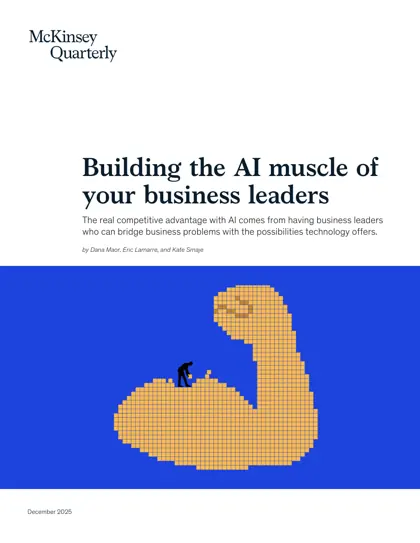 Building the AI muscle of your business leaders封面