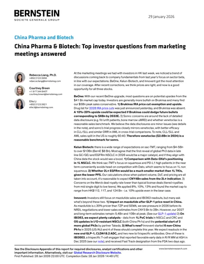 China Pharma and Biotech: Top investor questions from marketing meetings answered封面