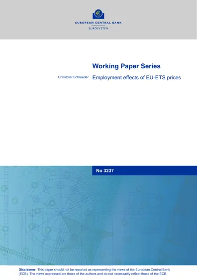 Employment effects of EU-ETS prices封面
