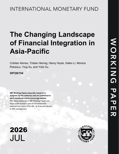 The Changing Landscape of Financial Integration in Asia-Pacific封面