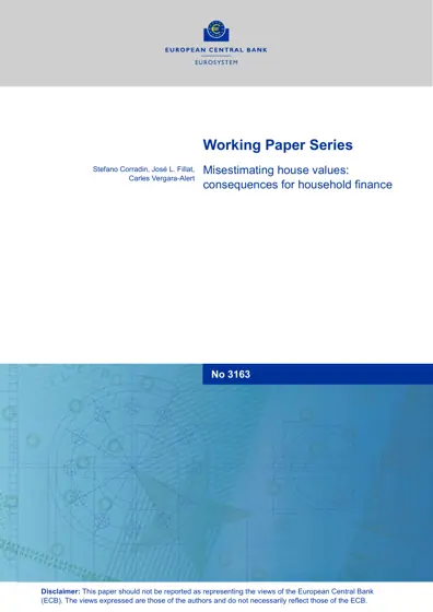 Misestimating house values: consequences for household finance封面
