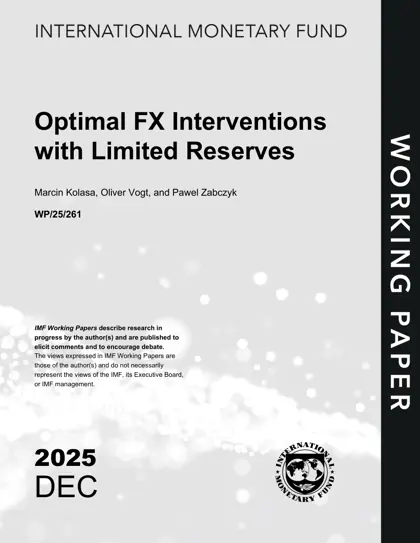 Optimal FX Interventions with Limited Reserves封面