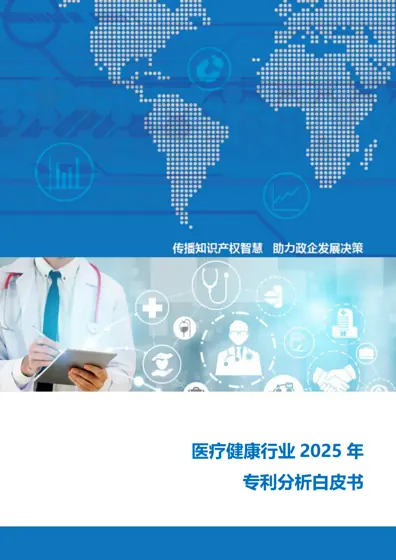 医疗健康行业2025年专利分析白皮书封面