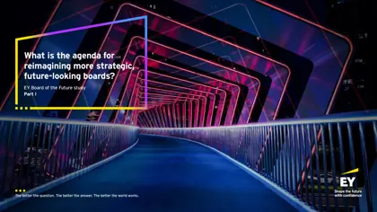 EY Board of the Future study Part I: What is the agenda for reimagining more strategic, future-looking boards?封面