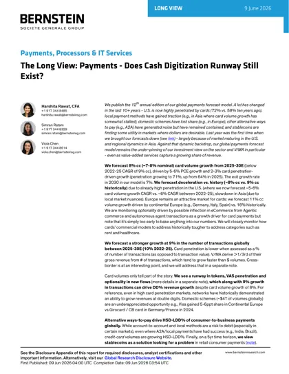 The Long View: Payments - Does Cash Digitization Runway Still Exist?封面