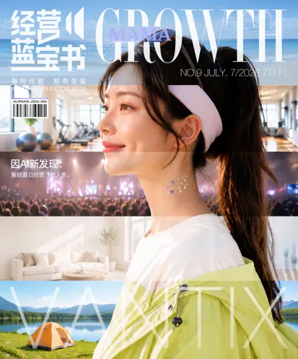 阿里妈妈7月蓝宝书封面