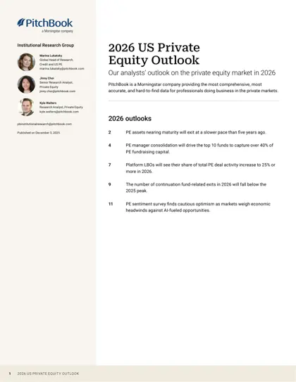 2026 US Private Equity Outlook封面