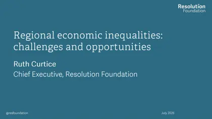 Regional economic inequalities: challenges and opportunities封面