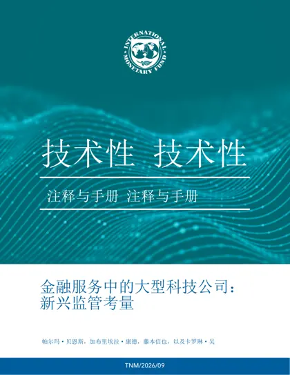 金融服务中的大型科技公司:新兴监管考量封面