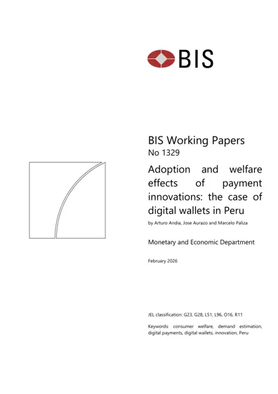 Adoption and welfare effects of payment innovations: the case of digital wallets in Peru封面