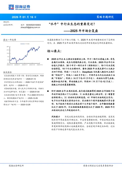 "水牛"中行业生态的重要变迁？——2025年市场全复盘封面