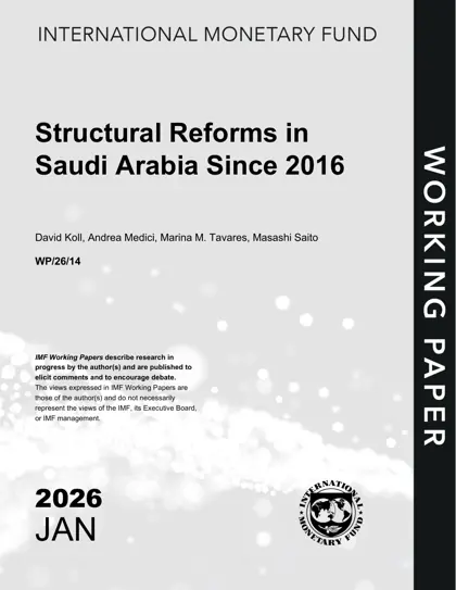 Structural Reforms in Saudi Arabia Since 2016封面