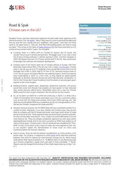 Chinese cars in the US?封面