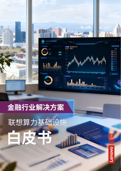 联想金融行业数据存储解决方案白皮书封面