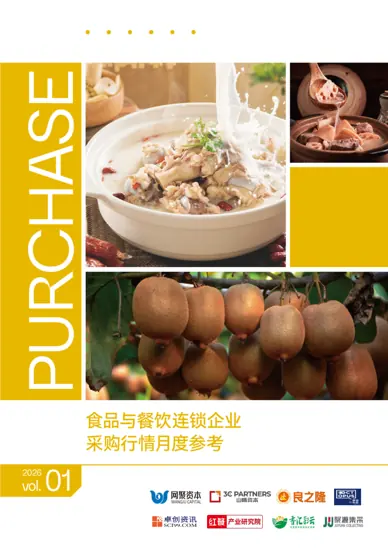 食品与餐饮连锁企业采购行情月度参考封面