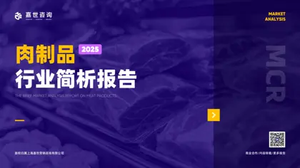 肉制品行业简析报告2025封面