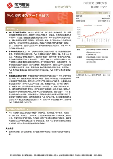 PVC能否成为下一个电解铝封面