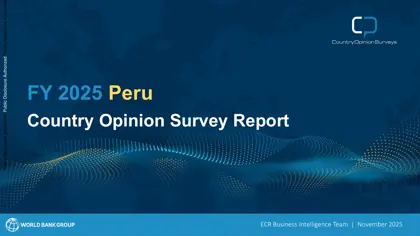 FY 2025 Peru Country Opinion Survey Report封面