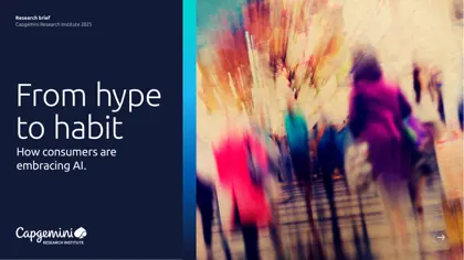 From hype to habit: How consumers are embracing AI封面