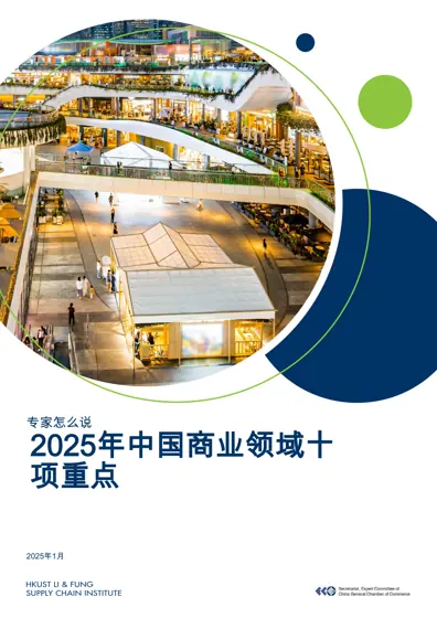 2025年中国商业领域十项重点封面