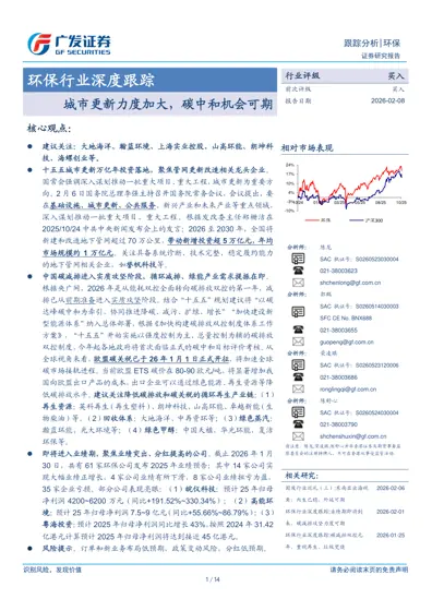 城市更新力度加大，碳中和机会可期封面