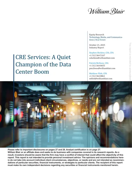 CRE Services: A Quiet Champion of the Data Center Boom封面