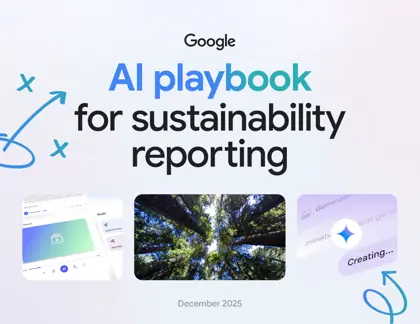 AI playbook for sustainability reporting封面