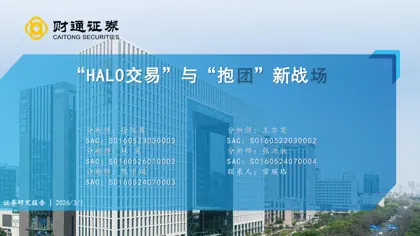 “HALO交易”与“抱团”新战场封面