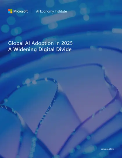 Global AI Adoption in 2025 — A Widening Digital Divide封面