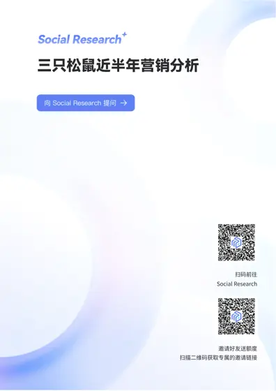 三只松鼠近半年营销活动分析报告封面