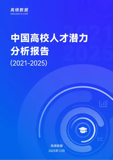 中国高校人才潜力分析报告（2021-2025）封面